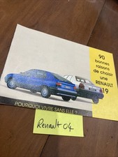Renault r19 catalogue d'occasion  Decize