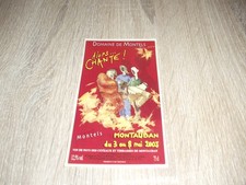 étiquette vin chante d'occasion  Sainte-Marie