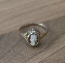 Antique gold cameo for sale  LEICESTER