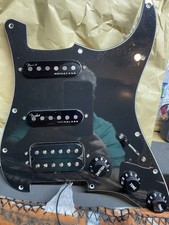 Pick Guard Strat carregado preto com captadores silenciosos, usado comprar usado Pick Guard Strat carregado preto com captadores silenciosos, usado comprar usado  Enviando para Brazil