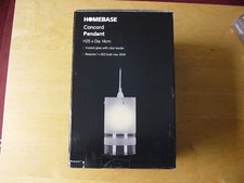 Frosted glass pendant for sale  FLEET