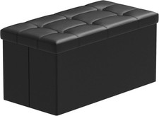Storage ottoman black for sale  SALFORD