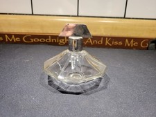 Frasco de perfume vintage vazio de vidro com fecho de metal, usado comprar usado  Enviando para Brazil