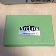 CONJUNTO DE SOQUETE DE UNIDADE QUADRADA XCELITE 1001 - 1/4 POLEGADAS - 14 peças. Feito nos EUA comprar usado  Enviando para Brazil