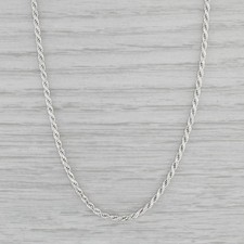 Usado, Collana In Catena Di Corda In Argento Sterling 30" 1.8mm comprar usado Usado, Collana In Catena Di Corda In Argento Sterling 30" 1.8mm comprar usado  Enviando para Brazil