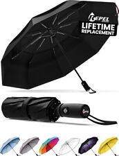Guarda-chuvas de viagem à prova de vento para chuva - Fácil abertura automática fechamento, durável e compacto Um comprar usado  Enviando para Brazil