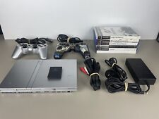 Usado, Consola Sony Playstation 2 PS2 Slim Plateada SCPH-77002 Con Mandos y 7 Juegos segunda mano  Embacar hacia Argentina