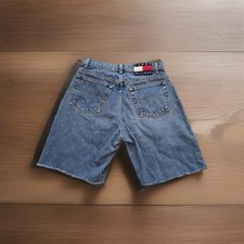 Bermuda jeans vintage anos 90 Tommy Hilfiger corte bermuda shorts cintura masculina 29 comprar usado  Enviando para Brazil