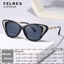 Óculos de sol feminino miopia colorido olho de gato óculos míope personalidade moda  comprar usado  Enviando para Brazil