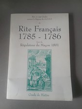 Franc maconnerie rite d'occasion  France