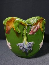 Flower decorated earthenware d'occasion  Expédié en Belgium
