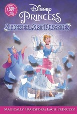 Disney Princess Sticker Art Puzzles Gold, Gina paperback Very Good comprar usado  Enviando para Brazil