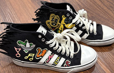 Usado, Tênis Adidas Jeremy Scott Wings Nizza Jagged Preto Q23107 Tamanho-9 (1V) comprar usado  Enviando para Brazil