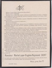 1916 faire part d'occasion 1916 faire part d'occasion  Toulouse-