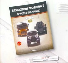GAZ 61-73 - 1:43 Samochody wojskowe II wojny światowej nr 105 na sprzedaż  PL