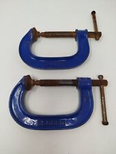 Pair record clamps for sale  PEWSEY