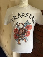 Trapstar shirt white for sale  ST. NEOTS