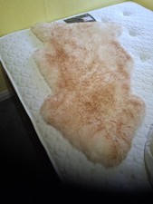 Genuine sheepskin rug. for sale  BURY