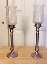 candle globes 2 pair glass for sale  Trenton