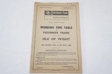 1967 working timetable for sale  WATFORD