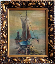 Antique french oil for sale  DONCASTER