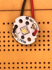 Cree XP-G2 branco quente Q4 2700K 4.9W LED de alta potência 16mm redondo e cabos CRI 90, usado comprar usado  Enviando para Brazil