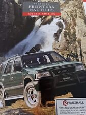vauxhall frontera car for sale vauxhall frontera car for sale KENDAL