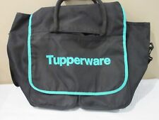 Tupperware Grande Kit de Duffle Bolsa Prêmio Consultor Logotipo Preto Aqua com Bolsos comprar usado  Enviando para Brazil