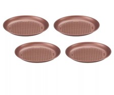 Cuisinart Bronze 4 Mini Panelas de Pizza Perfuradas Antiaderentes 7” Redondas Sem Caixa Novas comprar usado  Enviando para Brazil