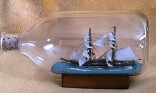Bateau bouteille vintage d'occasion  Merville