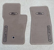 1993 94 95 Vintage Ford Explorer Conjunto de 2 Tapetes de Borracha Bronzeada com Logotipo OEM comprar usado  Enviando para Brazil