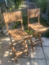 Teak garden stool for sale  ROMFORD