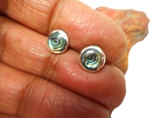 Round abalone sterling for sale  ELY