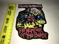 IRON MAIDEN THE NUMBER OF THE BEAST ADESIVO/STICKER VINTAGE comprar usado  Enviando para Brazil