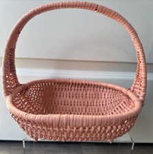 Vtg pink wicker for sale  Midlothian