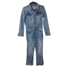 Usado, Macacão jeans Levi's Kick Flare caldeira no tornozelo utilitário geral médio  comprar usado  Enviando para Brazil