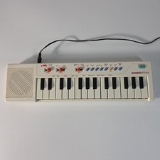 Vintage Casio PT-10 Teclado Eletrônico Mini Synth 29 Teclas Testado Com Cabo de Alimentação, usado comprar usado  Enviando para Brazil