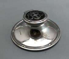 Edwardian silver inkwell for sale  STROUD