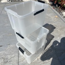 Clear plastic storage for sale  MAIDSTONE
