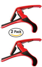 2-PACOTES braçadeira chave gatilho capo para guitarra elétrica acústica GCAP8-RED-Q2, usado comprar usado  Enviando para Brazil