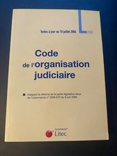 Code organisation judiciaire d'occasion  Orgeval