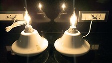 Coppia lampade tavolo usato  Torre di Mosto