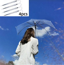 4pcs transparent umbrella for sale  DUNSTABLE