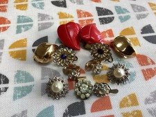 Various vintage earrings for sale  FALMOUTH