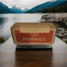  CAIXA BANCÁRIA SELADA ALIMENTADA DE CENTAVOS NÃO PESQUISADOS / US$ 25 FV comprar usado  Enviando para Brazil