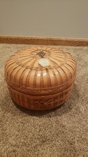 Vintage round wicker for sale  Canton