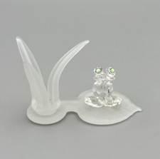 Crystal frog frosted for sale  ANDOVER