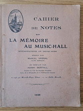 Cahier notes mémoire d'occasion Cahier notes mémoire d'occasion  Paris XV