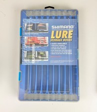 Isca NOS Shimano caixa de armazenamento estojo isca vara azul pesca topo água SHM-37TW, usado comprar usado  Enviando para Brazil