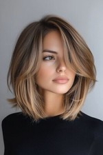 Perucas Balayage caramelo loiro destaque bob onduladas renda frente perucas 100% cabelo humano comprar usado  Enviando para Brazil